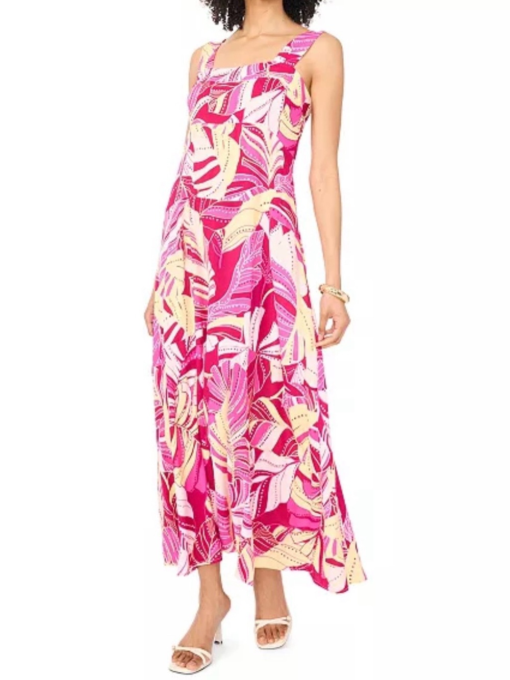 Vince Camuto Square Neck Maxi Dress